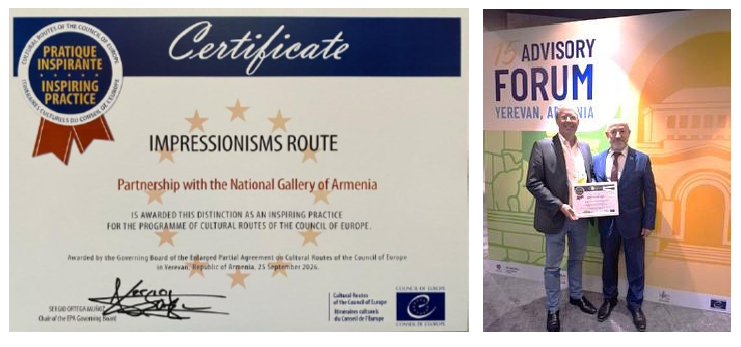 Certificat prix unesco